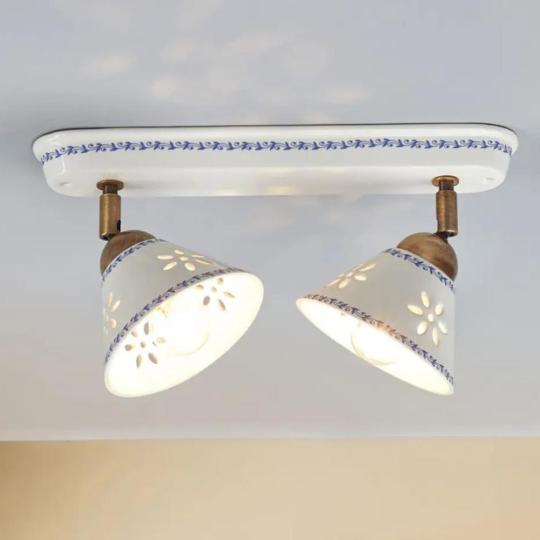 dupla izzos mediterran mennyezeti lampa spot allithato keramia festett klasszikus elegans romantikus kek konyha mennyezeti vilagitas rusztikus vintage lampak haloszoba nappali alacsony belmagassag.jpg
